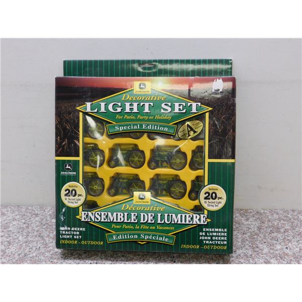 John Deere Decorative Light Set Special Edition Patio Party New In Box 20pc