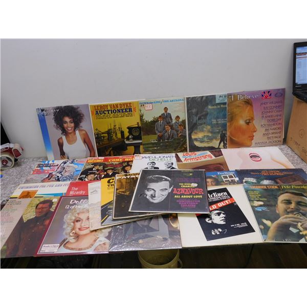 Lot of 25 Vinyl Records LPs Misc Genres