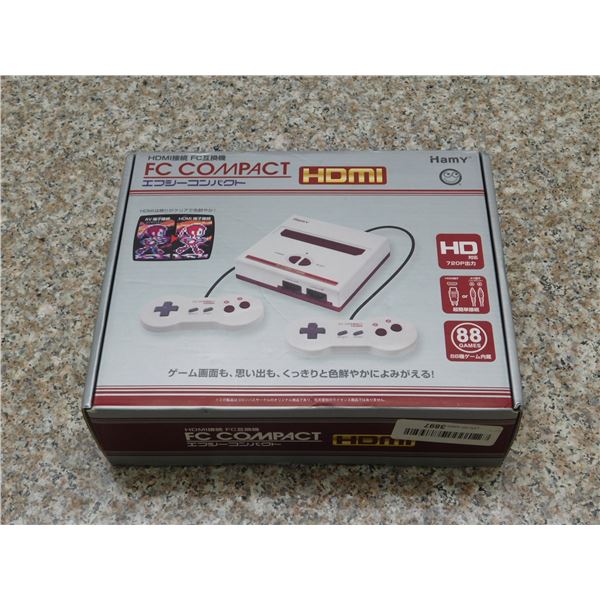 FC Compact HDMI Mini Retro Gaming System 88 Games Pre-Installed