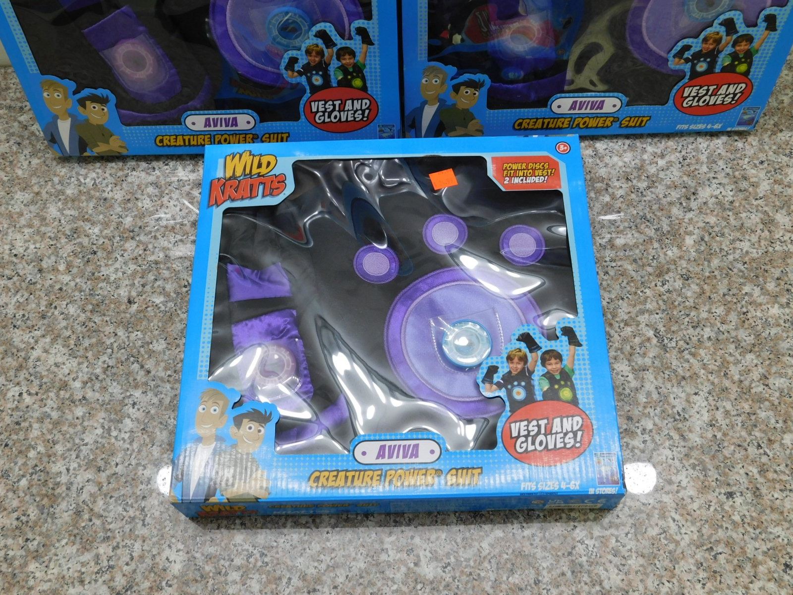Lot of 3 Wild Kratts Power Discs Aviva Creature Power Suit Purple NEW