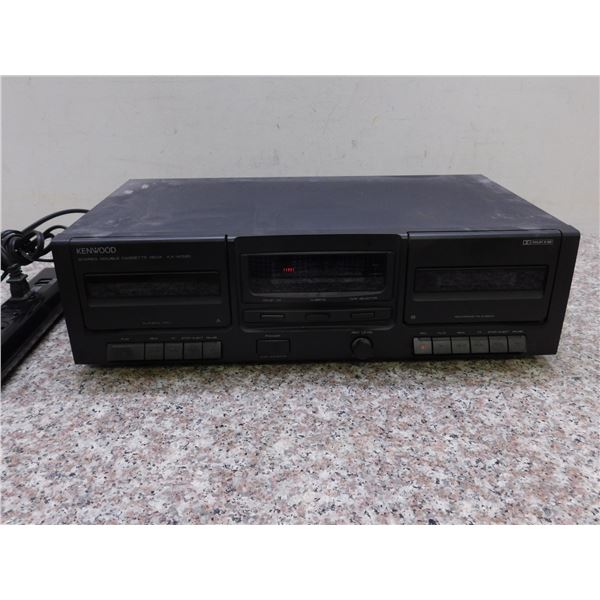 Kenwood Stereo Double Cassette Deck KXW595