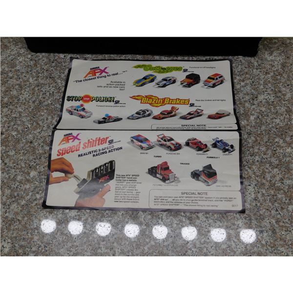 AFX Slot Car Poster Promotional Poster