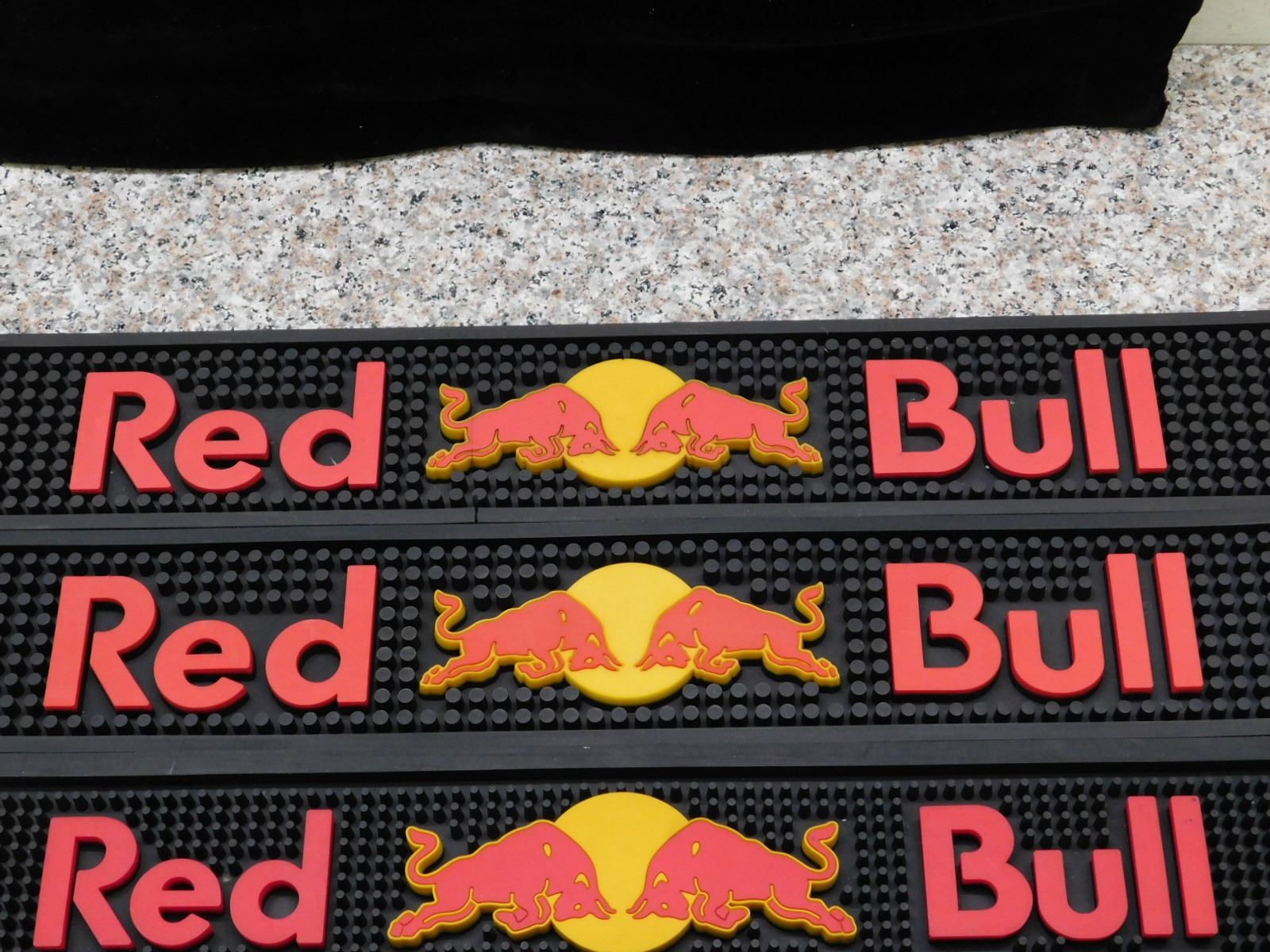 Lot of 4 Red Bull Bar Mats Spill Mats