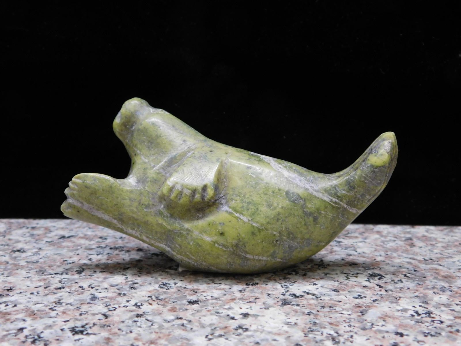 Soapstone Carved Seal Marked Appa Josephie Kimmirut 2019