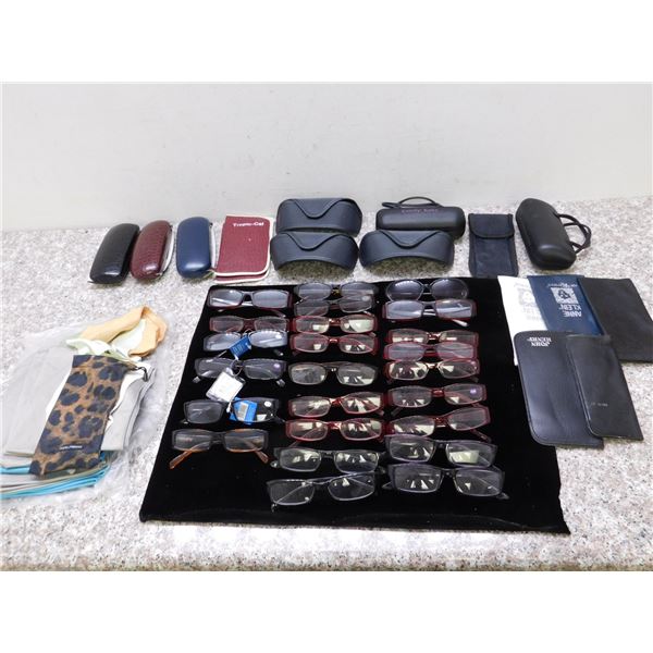 EYE WEAR LOT Reading Glasses From +2.00 2.75, Glass Cleaning Cloths