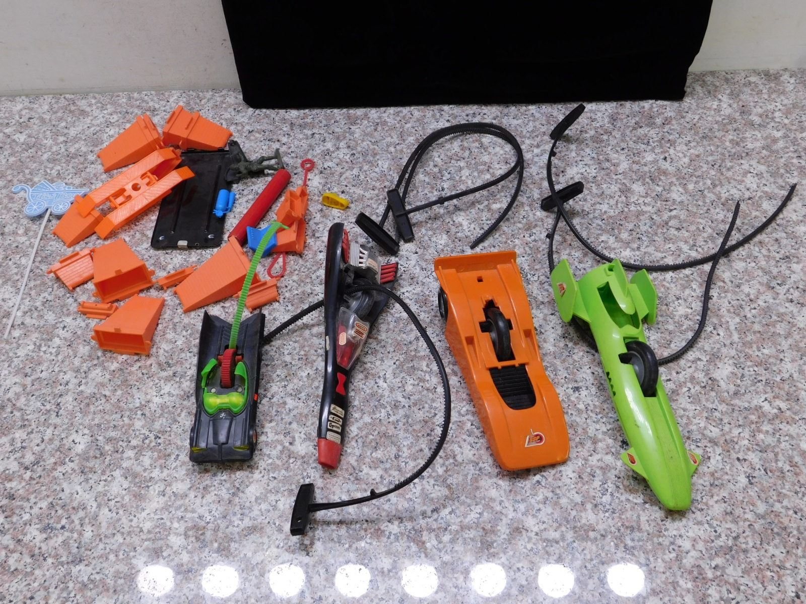 Kenner SSP Racers and Batman SP Style Batmobile, Parts Pieces Toys ...