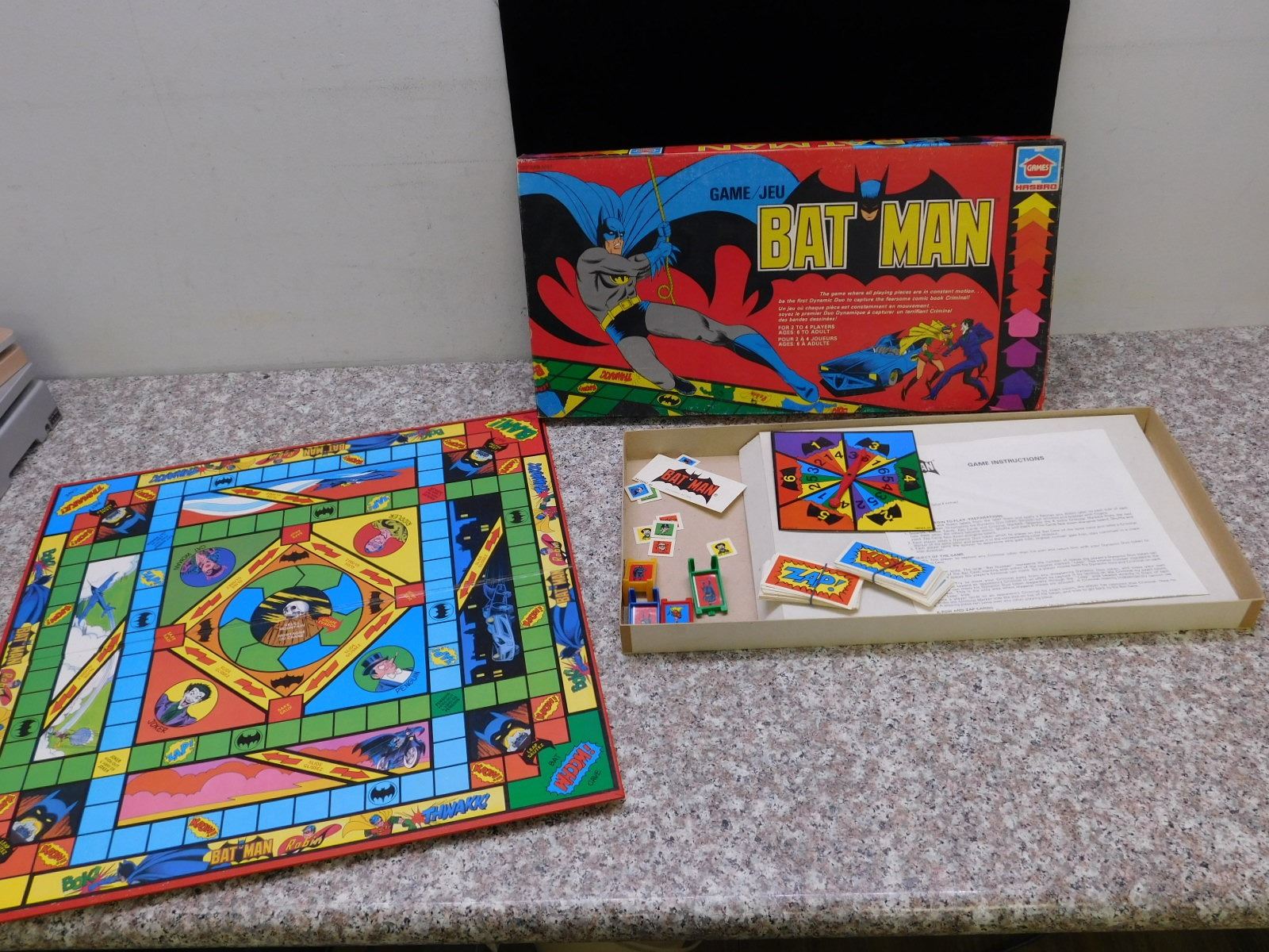Vintage 1978 Hasbro Batman Board Game *complete*