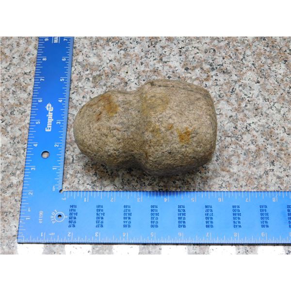 Grooved Primitive Stone Axe / Hammer Head Tool