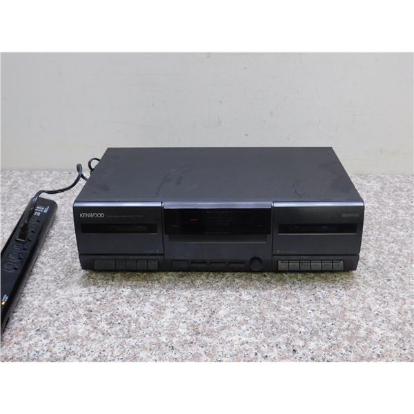 Kenwood Stereo Double Cassette Deck Player CT201