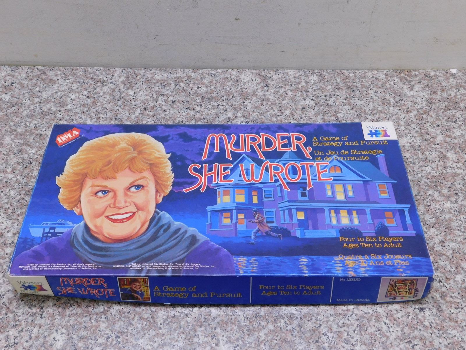 Murder She Wrote Game 1986 Edition. Complete and in Good Condition.