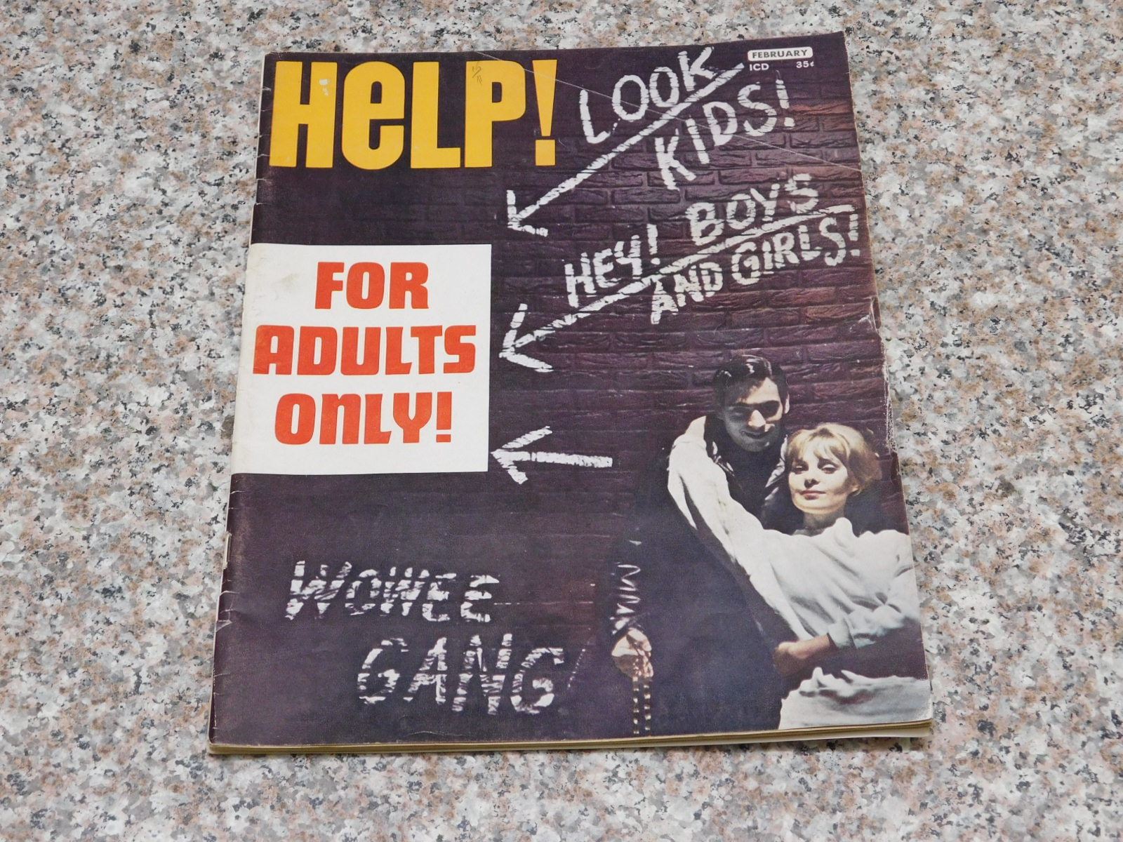 Help Net Magazine Vintage Help! Magazine February 1962 Vol 2 No 1 James Warren Gloria ...