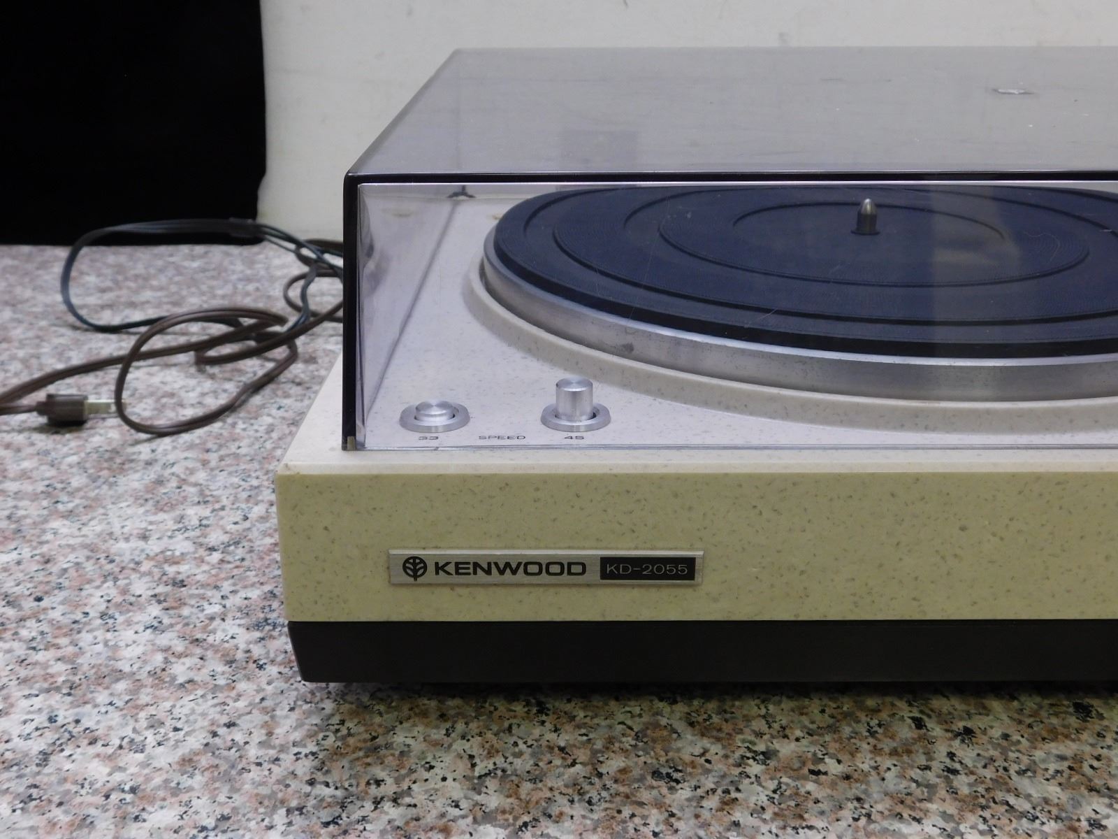 Kenwood Model KD2055 Automatic Return Turntable "The Granite Turntable"