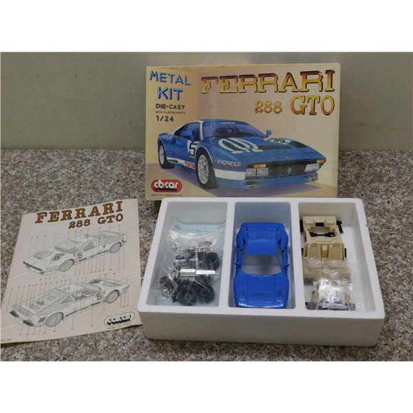 Ferrari 288 GTO CBCAR Metal Kit 124 Die Cast Model Kit