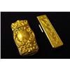 Image 1 : Art Nouveau Vesta Case and Gold Metal Lighter