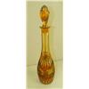 Image 1 : Bohemian Amber Glass Decanter