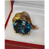 Image 1 : Fancy Blue Topaz Ring