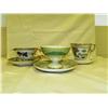 Image 1 : Lot of 3 Collectible Porcelain Cups & Saucers