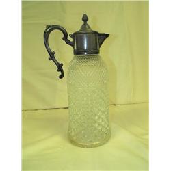 Glass & Metal Vintage Carafe