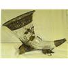 Image 1 : Crystal & Bronze Cornucopia Vase