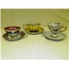Image 1 : Lot of 3 Collectible Porcelain Tea Cups