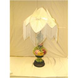 Very Fine Porcelain Hand Painted Lamp