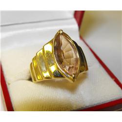 Marquise Cut Citrine RIng