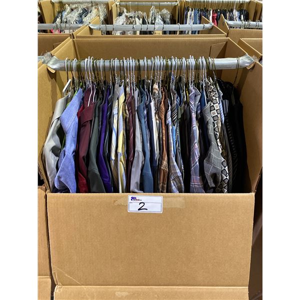 ASSORTED SHIRTS BRANDS INCLUDE: HUGO BOSS, UNIQLO, CALVIN KLEIN, & MORE