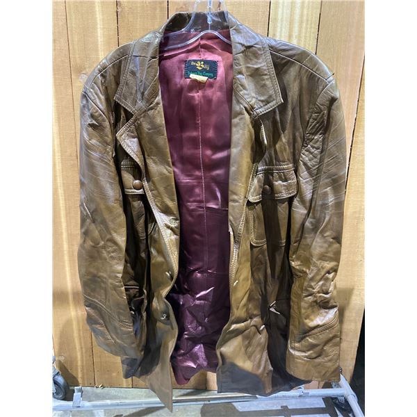 THE BAY LEATHER JACKET SIZE 46