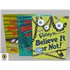 Image 1 : LOT OF 3 RIPLEYS BELIEVE IT OR NOT HARDCOVER