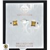 Image 1 : NEW GIANI BERNINI 18K GOLD OVER SILVER EARRINGS