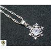 Image 1 : NEW .925 STERLING SILVER SNOWFLAKE NECKLACE &