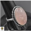 Image 1 : #47-NATURAL PINK ROSE QUARTZ RING SIZE 7