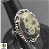 Image 1 : #402-NATURAL OCEAN JASPER RING SIZE 6.5