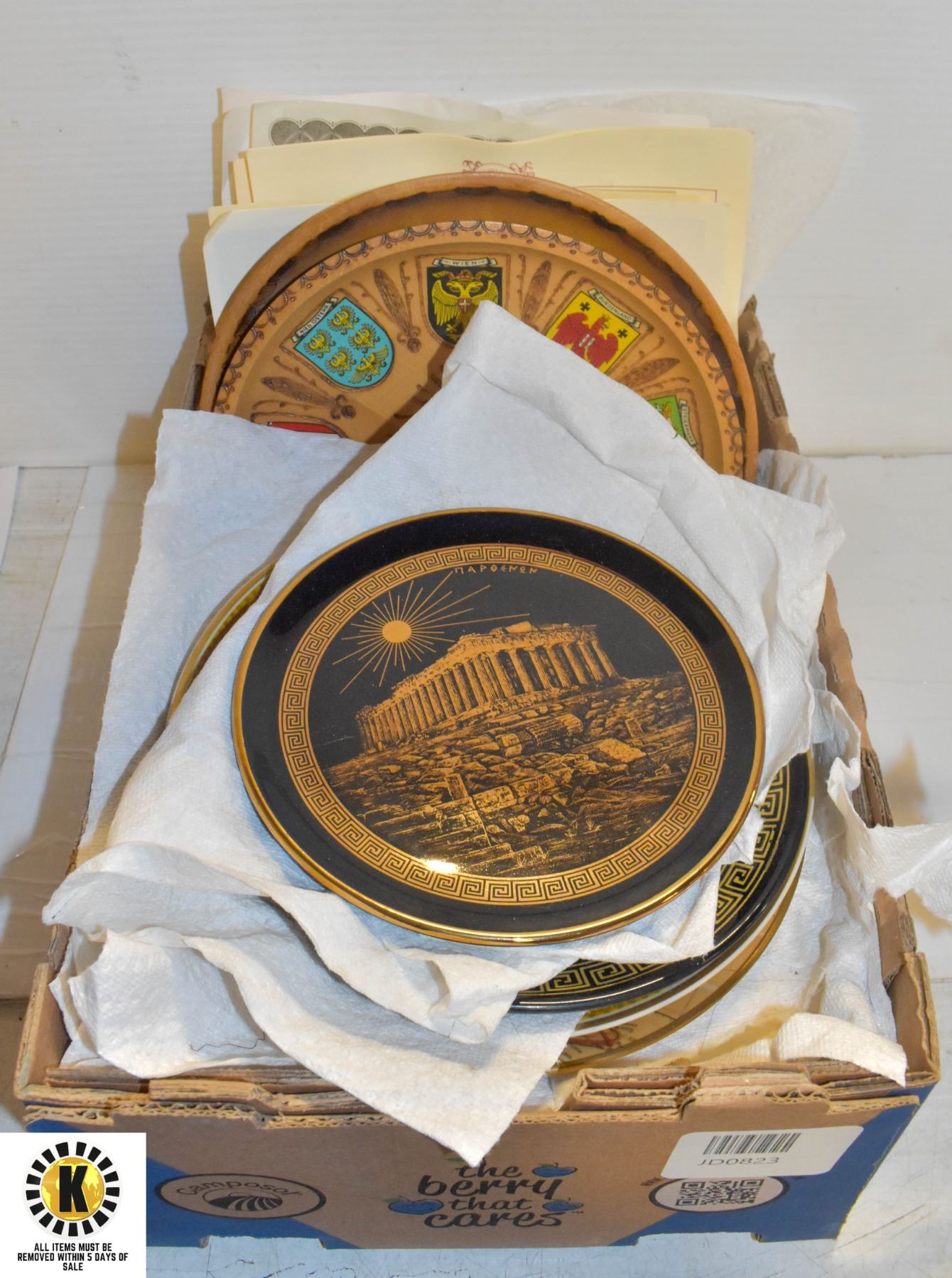 COLLECTOR PLATES APPROX 20