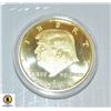 Image 1 : GOLD PLATED 2018 TRUMP PRESIDENTIAL COIN
