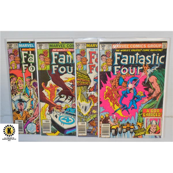 MARVEL COMICS FANTASTIC FOUR #225, #226, #227