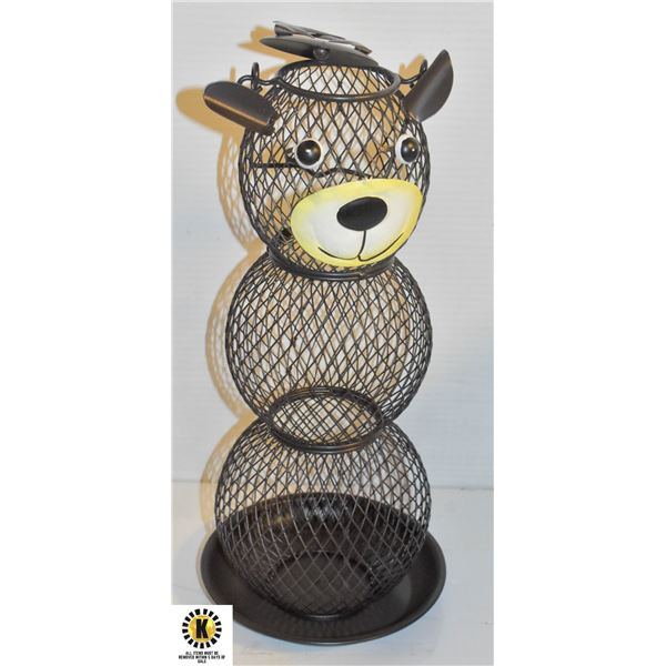 REINDEER HANGING OUTDOOR WILD BIRD FEEDER - NEW