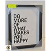 Image 1 : WHITE AN BLACK HOME-TRENDS GRAPHIC ART 11" X 14"