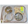 Image 1 : TRAY OF VINTAGE BANGLES AND BRACELETS FROM