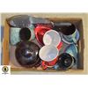 Image 1 : LARGE BOX OF POTTERY MUGS AND OTHER ITEMS