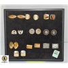 Image 1 : DISPLAY OF 10 VARIOUS SETS OF CUFFLINKS