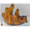 LARGE BROWN BEAR WINE BOTTLE HOLDER