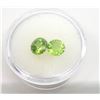 Image 1 : 34)  LOT OF 2 NATURAL 2.5 CT PERIDOT GEMSTONES,