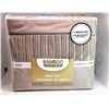 Image 1 : 17)  KING SIZE 6 PCE SUPER SOFT BAMBOO SHEET SET