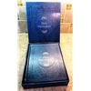 Image 1 : 1)  NAVY BLUE LEATHER BOUND NEW TESTAMENT