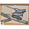 Image 1 : LOT OF SANDVIK BLACK HANDLED CHISELS