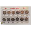 Image 1 : 2000 CANADIAN MILLENNIUM COIN SET