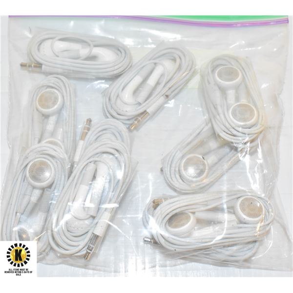 BUNDLE OF 10 APPLE EARBUDS