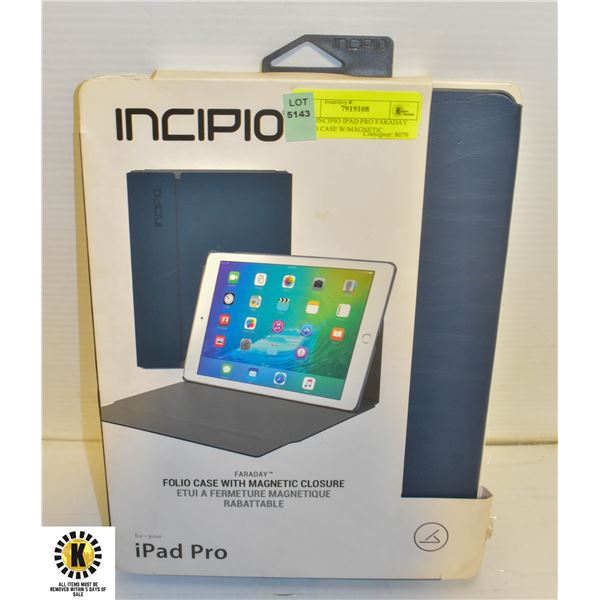 NEW INCIPIO IPAD PRO FARADAY FOLIO CASE W/MAGNETIC