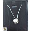 Image 1 : 925 SILVER FRESHWATER PEARL HEART NECKLACE